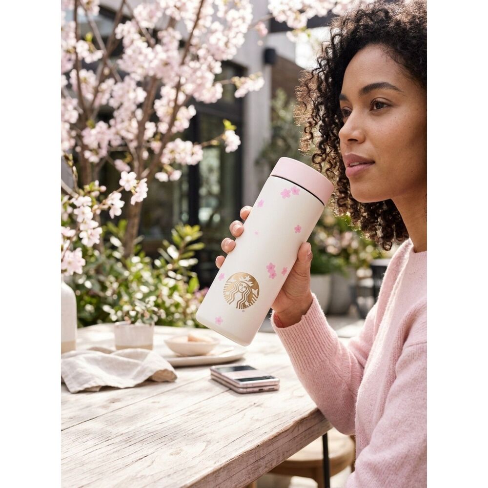 Starbucks 2026 MiiR Cherry Blossom Sakura Tumbler 16 Oz. NWT